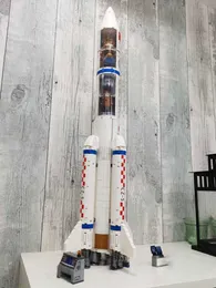 Blocchi SEMBO Block High-Tech Aerospace Rocket Building Blocks Space Launcher Veicolo Modello Astronauta Figure Mattoni Giocattoli Regalo per bambini T221028