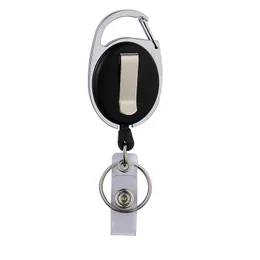 Key Rings Crystal Retractable Keychain Shinny Rhinestones Badge