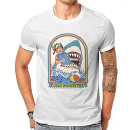 Camisetas masculinas no atacado de verão fica positiva impressão o-pescoço o-pescoço high street estilo tshirts 196330