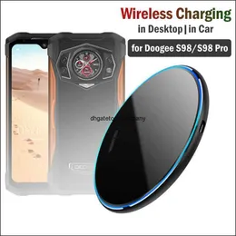 Fast Charge 10w Qi Wireless Ricarica per Doogee S98/s98 Pro Rugged Phone Charger Car Stand S98 Holder