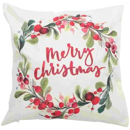 Pillow Christmas Cover Covers Pillows Linen Led Case Couch Pillowcases Throw Xmas Light Cases Decorative Pillowslip