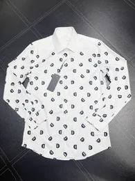 Camicia elegante da uomo Slim Fit Flex Collar Stretch Pint Abbigliamento di marca Uomo Camicie eleganti a maniche lunghe Stile Hip Hop Top in cotone di qualità 12592