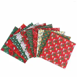 Weihnachtsdekorationen Baumwollstoff Bündel Nähquadrate Bündel mehrfarbige Patchwork-Serie Vorräte für DIY Ziemlich gut