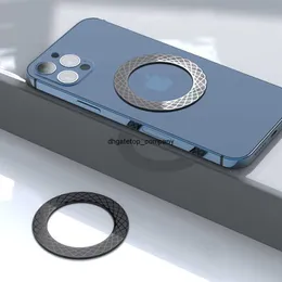 Snabbladdning Magnetisk metallring för Magsafe trådlös laddare Iron Sheet Sticker Car Magnet Telefonhållare Apple
