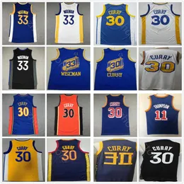 21/22 Mens 75th City Stephen 30 Curry Klay 11 Thompson Basketball Jerseys Retro James 33 Wiseman10 Tim Hardaway 4 Chris Webber 17 Mullin