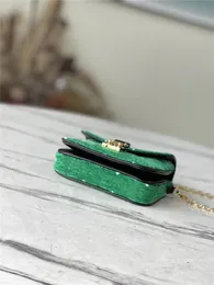 DHgate.com:Designer Luxury MICRO METIS in GREEN JACQUARD