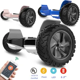 Kick Scooters Hoverboard 85 Inch OffRoad Electric SelfBalancing Scooters AllTerrain Hover EScooter Board Bluetooth För Vuxna Barn 221028