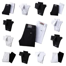 Nowe JEANSY spodnie chino pant cienkie męskie spodnie rozciągliwa wiosna lato obcisłe dżinsy bawełniane spodnie prane proste business casual DW02