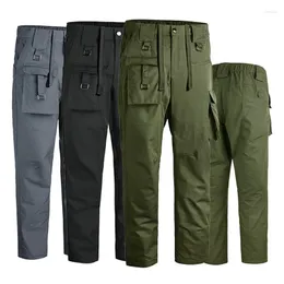 Herrenhosen QSuper Quick-Dry Men Pant Cargo Outdoor Military Tactical Herren-Jogginghose Four Seasons Solid Color Jogger Man Trouser