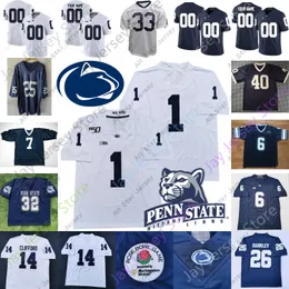 Fußballtrikots Psu Penn State Football Trikot NCAA College Jesse James Jack Crawford Daquan Jones Cameron Wake Miles Sanders Shareef Miller Windsor Harris