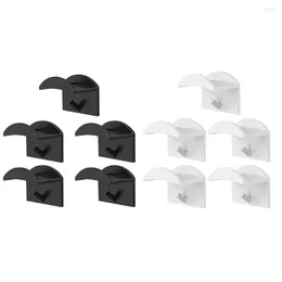 Ganchos 5 PCs Baseball Cap Rack Hat Helder Organizador Armazenamento Moderno Caps cabides pendurados para a parede da porta