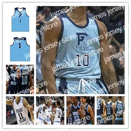 Camisas de basquete universitário personalizadas 2021 Rhode Island College Jerseys Fatts Russell Jeff Dowtin Jermaine Harris Jacob Toppin Mekhi Long Dana Tate Walker 4XL