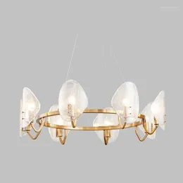 Lampy wiszące Europa Crystaliczne światło sufitowe Lampa Vintage Dekoracje świąteczne dla artykułów dekoracyjnych domowych oświetlenie żyrandola