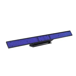 6pcs 기타 단계 조명 LED RGB 스트립 8- 세그먼트 스트로브 라이트 480x0.2W KTV 플래시 사운드 제어 화려한 노출 3in1 벽 세탁기 LED 조명