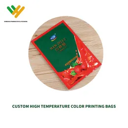 Alta temperatura de impressão colorida Pacote de embalagem Suporte