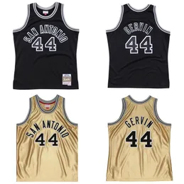 Maglie da basket personalizzate di design cucite George Gervin Jersey S-6XL Mitchell Ness 1977-78 Mesh Hardwoods Classics versione retrò Uomo Donna Youth j