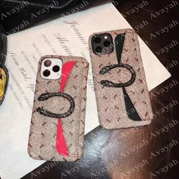 İPhone 14 için lüks kart cep telefonu kılıfları 14pro 14plus 13 12 11 Pro Max XR Deri Deri Mektup Tasarım Kılıf Moda Moda Metalik Yılan Kapağı iPhone14 8 7 Plus