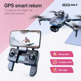 Intelligent UAV -drönare K918 Max GPS Drone 4K Professionellt hinder Undvikande Dualhd Camera Brushless Foldble Quadcopter Foldbar Aerial Camera 221031