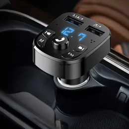USB Chargercar Kit FM -передатчик Bluetooth Audio Dual USB -автомобиль MP3 -плеер Autoradio Handsfree Car Charger 3.1a аксессуары для быстрого зарядного устройства.