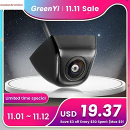 NOVO GREENYI 170 graus Lente de peixe lente Starlight Night Vision Veículo traseiro / frontal Câmera de vista para baixo nível 15m Câmera de carro visível