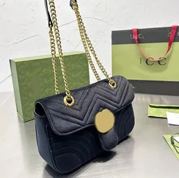 Designer Marmont Samttaschen Damen berühmte Marken Umhängetasche Sylvie Luxushandtaschen Geldbörsen Kette Mode Umhängetasche mit Box