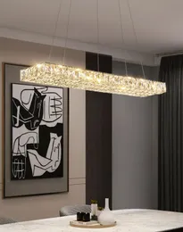 Współczesny dekoracje dzieł sztuki LED oświetlenie żyrandol kryształ lampa lampa lampa salonu jadalnia wiszące światła Luminaire