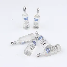 Charms Water Bottle Resin Earring Findings 3D Phone Case Key Chain Necklace Diy Decoration Jewelry Make 30X Drop Delivery 2022 Smtrw