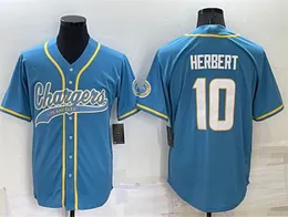 CUSTOM Stitched Football jersey Los Angeles''Chargers''Men women youth 10 Justin Herbert baseball Untouchable jerseys