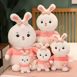 28-50cm sevimli tavşan peluş oyuncaklar kawaii doldurulmuş hayvanlar kız doğum günü hediyeleri bebek bebek yastık