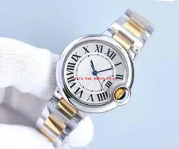 Klassiska Super TWF -kvalitetsklockor för kvinnor Multi Styles Sapphire Cal. 8215 Automatisk rörelse 33 mm Dial 316 L Steel Two Tones Strap Fashion Woman's armbandsur