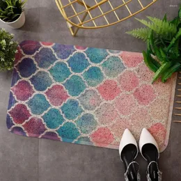 Carpets HUGSIDEA Home Decorative Front Extrance Doormat Welcome Hello Outdoor Indoor Floor Door House Kitchen Bathroom Area Rugs