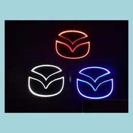 ملصقات السيارات لـ Mazda 2 /Mazda 3 6 8 Cx7 New 5D Standard Badge Logo Lamp LID تعديل خاص LED LED 10CX8CM /12 0CMX9 55 سم DRI4