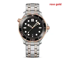 Automatic Watch Mechanical Outdoor Mens Watches Top Free 41MM Black Dial With Stainless Steel Bracelet Rotatable Bezel Transparent Movement Wristwatches