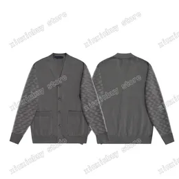 xinxinbuy Men designer Hoodie sweater sleeve letter Jacquard print Paris cotton women black white grey S-XL