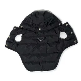 Abbigliamento per cani Cappotto invernale firmato Abbigliamento caldo per cani Gilet impermeabile antivento per animali domestici Giacca per cuccioli per tempo freddo con cappelli per taglia piccola, media e grande