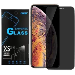 Screen Protector For iphone 14 13 12 11 pro Max XS xr 7 6s plus 8 Privacy tempered glass Anti-spy protect 0.3mm 9H