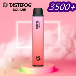 QK Tastefog Square 3500 Puffs使い捨て蒸気覆い捜査可能なポッドOEM気化器ペン電子タバコデバイス