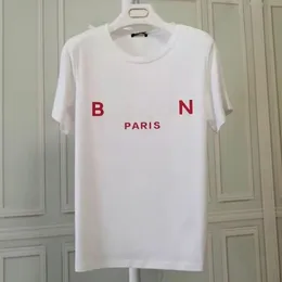 Män kvinnor t shirt plus tees klassiska bokstäver stil designer lösa kontrakterade casual polos för parkläder America Europe Pop