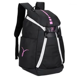 Spor su geçirmez eğitim seyahat çantaları okul çantası basketbol sırt çantası gündelik unisex çantalar büyük kapasiteli basketbol sırt çantaları1235m