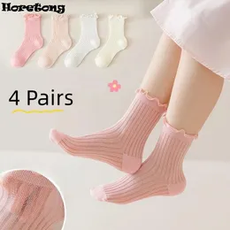 Plipdhy 6 Paia Calzini Donna con Volant – Calzini Caviglia in Cotone Traspirante, Stile Dolce per Ragazze e Donne – Calze Corte Eleganti Bianche e Nere per Scuola, Ballerina, Look Lolita