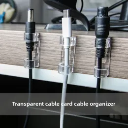 50 Pezzi Organizer Cavi Adesivi Resistente, Riutilizzabili Cable Management, Gestione Dei Cavi Sotto La Scrivania, Autoadesive Organizer per Cavi per TV, Pc, Laptop, Ethernet, Desktop, Grigio
