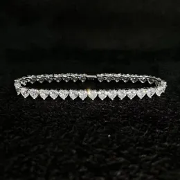 Braccialetto da tennis unisex con stile minimalista con zirconia