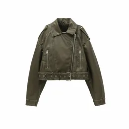 Faux Fur & Leather Moto Jacket: Chic Womens Slim Fit Biker