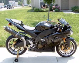 Custom Black Fairing Kits For 2024 KAWASAKI Ninja ZX6R 636 ZX 6R
