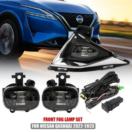Front Fog Light Kit With Covers & Wiring For Mitsubishi Outlander 2016-2018
