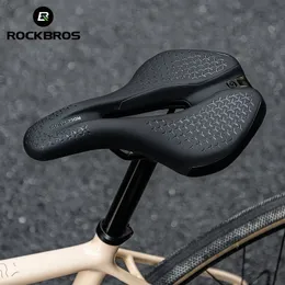 Sella Bici Confortevole In Pelle J&R COLLECTION, Sella Larga Con Imbottitura In Gel E Schiuma, Sedile Bici Comodo