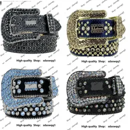 Rhinestone Belts Designer BB Belt For Men Women Shiny Diamond