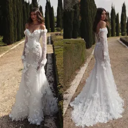 Vintage Lace Ivory Wedding Gown: Catherine Deane Lita Chiffon Long