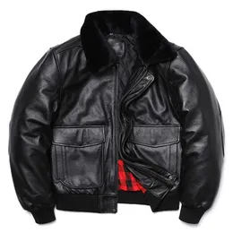 Leather Flight Bomber Jacket: Dark Brown Sheepskin Air Flying