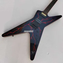 Uncle Dicks Rick Nielsen Double-Neck Yellow Electric Guitar